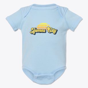 James City North Carolina Sublime Sunset Baby Onesie