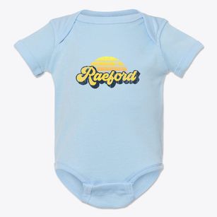 Raeford North Carolina Sublime Sunset Baby Onesie