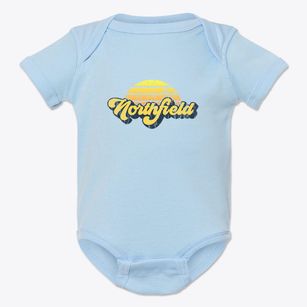 Northfield New Hampshire Sublime Sunset Baby Onesie