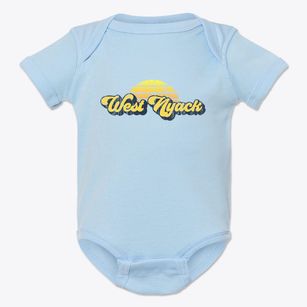 West Nyack New York Sublime Sunset Baby Onesie