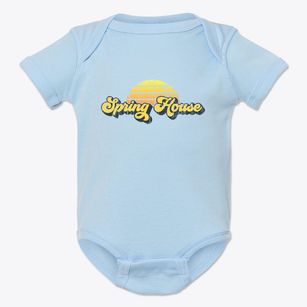 Spring House Pennsylvania Sublime Sunset Baby Onesie