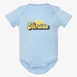 Florida New York Sublime Sunset Baby Onesie
