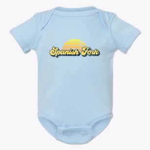Spanish Fork Utah Sublime Sunset Baby Onesie