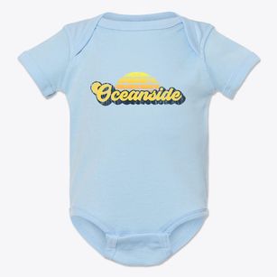 Oceanside California Sublime Sunset Baby Onesie
