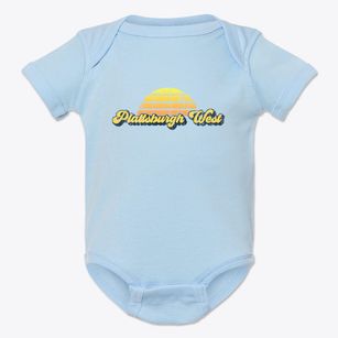 Plattsburgh West New York Sublime Sunset Baby Onesie