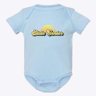 State Center Iowa Sublime Sunset Baby Onesie