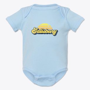 Salisbury New Hampshire Sublime Sunset Baby Onesie