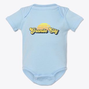 Granite City Illinois Sublime Sunset Baby Onesie