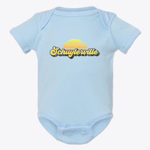 Schuylerville New York Sublime Sunset Baby Onesie
