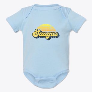 Saugus Massachusetts Sublime Sunset Baby Onesie