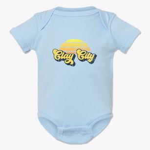 Clay City Kentucky Sublime Sunset Baby Onesie
