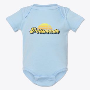Portsmouth Ohio Sublime Sunset Baby Onesie