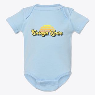 Caroga Lake New York Sublime Sunset Baby Onesie
