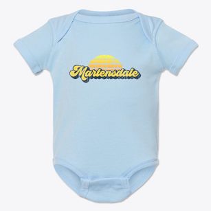 Martensdale Iowa Sublime Sunset Baby Onesie