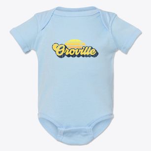 Oroville California Sublime Sunset Baby Onesie