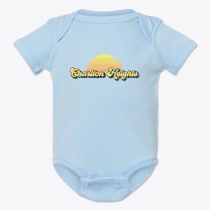 Charlton Heights West Virginia Sublime Sunset Baby Onesie