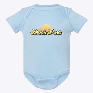 Brook Park Ohio Sublime Sunset Baby Onesie