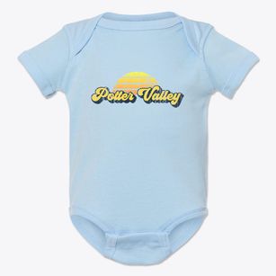 Potter Valley California Sublime Sunset Baby Onesie
