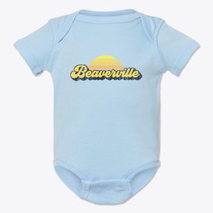 Beaverville Illinois Sublime Sunset Baby Onesie
