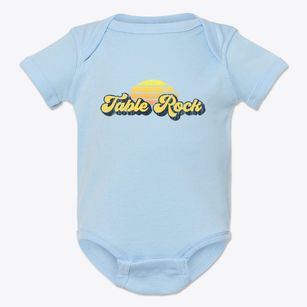 Table Rock Wyoming Sublime Sunset Baby Onesie