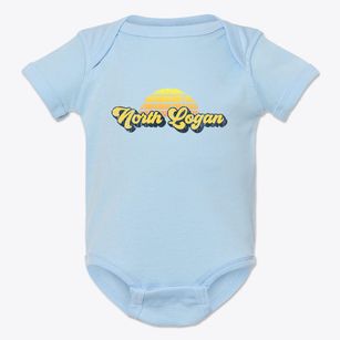 North Logan Utah Sublime Sunset Baby Onesie