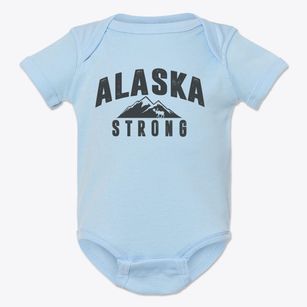  Alaska Strong Baby Onesie