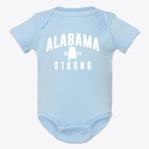  Alabama Strong Baby Onesie
