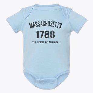  Massachusetts Established Baby Onesie