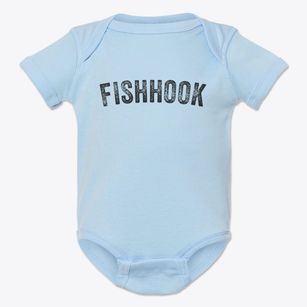 Fishhook Alaska Timeless Retro Baby Onesie
