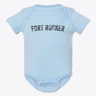 Fort Rucker Alabama Timeless Retro Baby Onesie