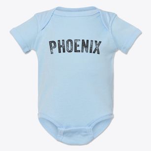 Phoenix Oregon Timeless Retro Baby Onesie