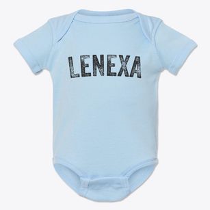 Lenexa Kansas Timeless Retro Baby Onesie