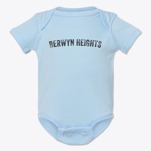 Berwyn Heights Maryland Timeless Retro Baby Onesie