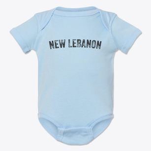 New Lebanon New York Timeless Retro Baby Onesie