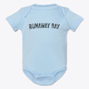 Runaway Bay Texas Timeless Retro Baby Onesie
