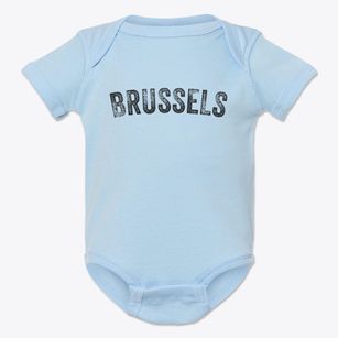 Brussels Wisconsin Timeless Retro Baby Onesie