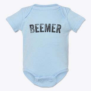 Beemer Nebraska Timeless Retro Baby Onesie