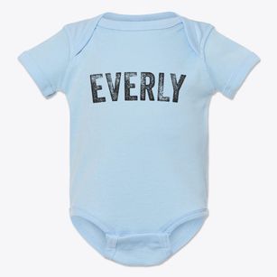 Everly Iowa Timeless Retro Baby Onesie