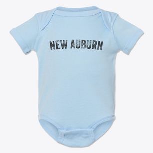 New Auburn Wisconsin Timeless Retro Baby Onesie