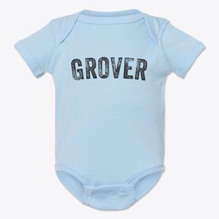 Grover Wyoming Timeless Retro Baby Onesie