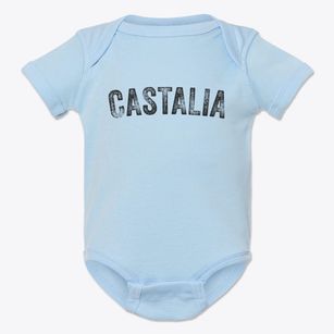 Castalia North Carolina Timeless Retro Baby Onesie