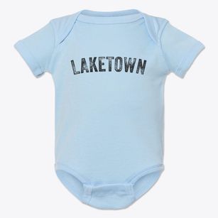 Laketown Utah Timeless Retro Baby Onesie