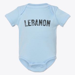 Lebanon Indiana Timeless Retro Baby Onesie