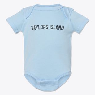 Taylors Island Maryland Timeless Retro Baby Onesie