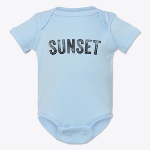Sunset Arkansas Timeless Retro Baby Onesie