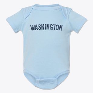 Washington New Jersey Timeless Retro Baby Onesie