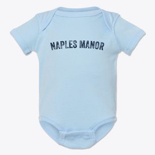 Naples Manor Florida Timeless Retro Baby Onesie