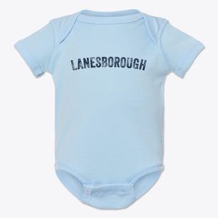 Lanesborough Massachusetts Timeless Retro Baby Onesie
