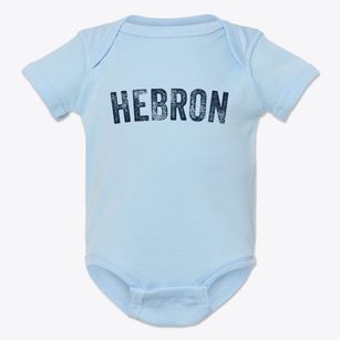 Hebron Ohio Timeless Retro Baby Onesie