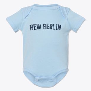 New Berlin Illinois Timeless Retro Baby Onesie